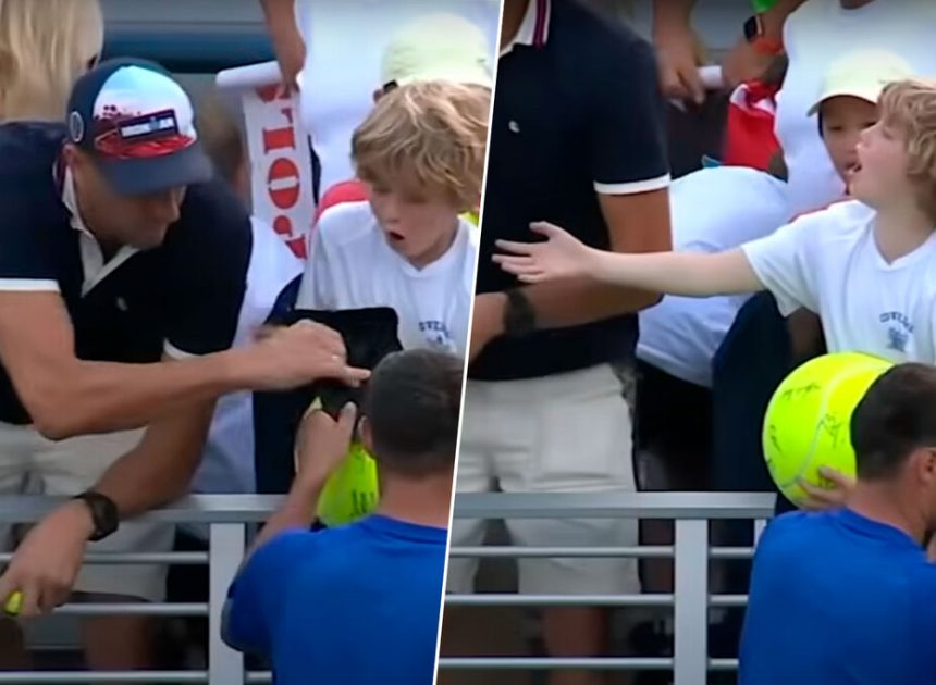 El hombre que le robó la gorra a un niño en el US Open ha conseguido algo más que una gorra: el odio de medio internet